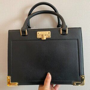 NWT! RARE! Michael Kors Kinsley Medium Accordion Leather Satchel Women's Bag